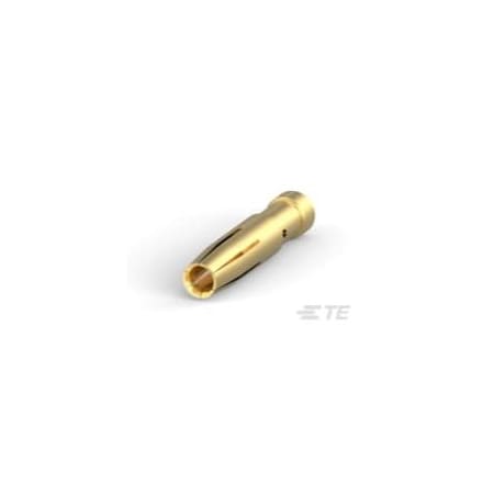 Te Connectivity Connector Contact, Crimp Termination Only, 12 AWG, Copper T2030012040-000
